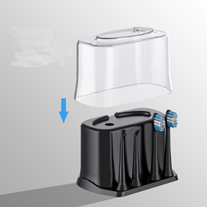 Commercio all'ingrosso nuovo Design 3 In 1 intelligente portatile acustico <span class=keywords><strong>spazzolino</strong></span> <span class=keywords><strong>elettrico</strong></span> <span class=keywords><strong>idropulsore</strong></span> con sostituzione della testina dello <span class=keywords><strong>spazzolino</strong></span> da denti - Product Image 2