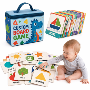 Custom Memory Matching Kids Board Game Factory Educational Learning Flash <b>Card</b> Cognitive <b>Card</b> Preschool Parent Child Interaction - Product Image 5