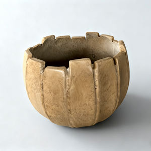 Macetas <span class=keywords><strong>de</strong></span> Arcilla <span class=keywords><strong>de</strong></span> Óxido <span class=keywords><strong>de</strong></span> Magnesio, Color Blanco y Camel, Estilo Vintage, Ecológicas, Capacidad <span class=keywords><strong>de</strong></span> 5L, Macetas para Jardín y Hogar, Venta al <span class=keywords><strong>por</strong></span> <span class=keywords><strong>Mayor</strong></span> - Product Image 3