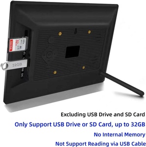 Marco de Fotos Digital USB de 10.1 Pulgadas, Marcos de Fotos Inteligentes con Tarjeta SD Sin WiFi, Pantalla IPS con Control Remoto, Fácil de Usar para Personas Mayores - Product Image 5