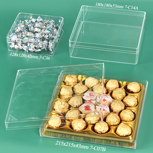 Boîte à Tiramisu Transparente SUNSHING de Qualité Alimentaire, Grandes Boîtes à Gâteau en Acrylique Transparentes, Boîtes à Dragées de Mariage, Boîtes à Chocolats et Biscuits - Product Image 2