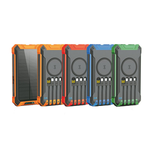 Batterie externe <span class=keywords><strong>solaire</strong></span> sans fil 20000 mAh grande capacité <span class=keywords><strong>pour</strong></span> téléphone portable, idéale <span class=keywords><strong>pour</strong></span> l'extérieur - Product Image 2