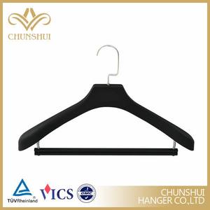 Оптовая Продажа с пользовательским логотипом Нескользящие вешалки для одежды пальто пластиковая вешалка для одежды - Product Image 6