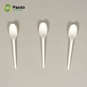 Kits de couverts jetables en plastique, cuillère, fourchette, couteau, plastique transparent emballé, PLA, vente en gros, ensembles de couverts biodégradables - Product Image 5
