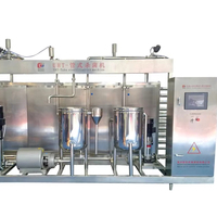 Équipement de stérilisation HTST miniature en acier inoxydable 304/316, haute efficacité, capacité de 500L à 20000L pour le traitement du lait pasteurisé