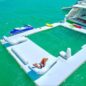 <span class=keywords><strong>Chaise</strong></span> flottante gonflable pour bateau yacht, mobilier pour piscine d'océan - Product Image 1