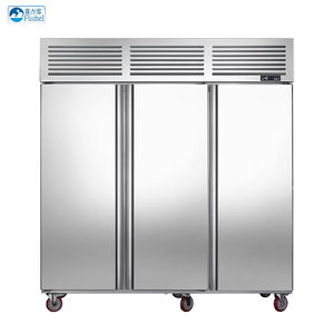 商用厨房不锈钢空气冷却器三门立式餐厅冰箱三门单温冷却 - Product Image 4