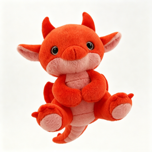 Peluche de dragón personalizado, Peluche de dragón bebé, Peluche de dragón naranja, Peluche de dragón adorable - Product Image 6