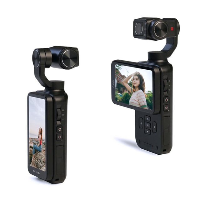 Ordro M5 Pocket DV 4K 10x Optical Zoom 120 Wide Angle 3.5" Rotating Touchscreen CMOS 3-Axis Anti-Shake Gimbal Portable Camera