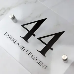 Clear Personalised <strong>Door</strong> Signs Office <strong>Door</strong> <strong>Name</strong> <strong>Plates</strong> <strong>Front</strong> <strong>Door</strong> Number Plaque for Sale - Product Image 1