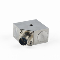 Sensor de vibración de aceleración triaxial piezoeléctrico de tres vías Tipo de voltaje triaxial universal de