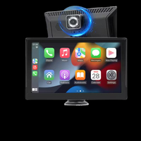 Écran TF BT FM HD Lien miroir Camion Autoradio MP5 Lecteur DVD Écran IPS 9 "Écran Carplay sans fil Caméra DVR frontale pour voiture
