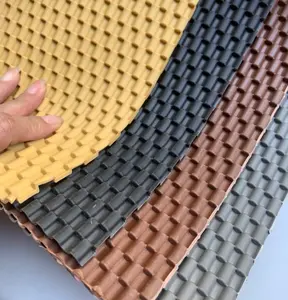 pvc chain design floor mat in roll