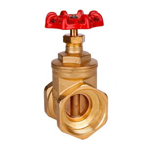Brass Threaded Gate Valve Dn50 Manual Water Cut Off Type For Plumbing - Product Image 2