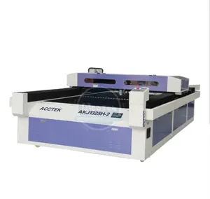Gravador e cortador a laser co2 akj1325h, máquina de corte de pano e laser co2