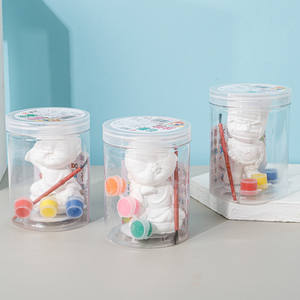 Pedido <span class=keywords><strong>urgente</strong></span>, envío rápido, modelo de yeso pintado con grafiti, muñeca Diy pintada, decoración de coche de juguete, regalo creativo hecho a mano para niños - Product Image 5