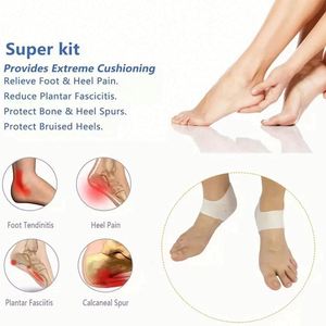 Silica Gel Soft High Quality Unisex Sports Feet Care <b>Socks</b> with <b>Moisturizing</b> Gel for Heel Thin Hole Cracked Foot Skin Protection - Product Image 5