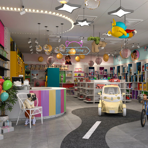 Custom Pop Toy Store Display Furniture Blind Box <b>Shelf</b> Collectible Showcase Retail Fixture One-stop Shopfitting - Product Image 3