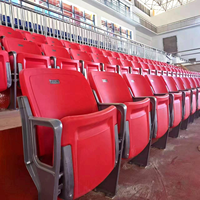 Sièges de stade pliants en HDPE durables en gros pour gradins et tribunes