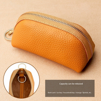 Mini sac à main en cuir personnalisé, étui à clés tendance, porte-monnaie portable en PU, sac de rangement en cuir, cadeaux promotionnels pour femme et homme