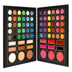 78 colori Matte Shimmer Metallic Eyeshadow Pallet Private Label Makeup Set Eyeshadow Palette Book Eye Shadow