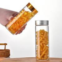 Lege Chili Saus Fruitconserven Tomatensaus Honing Glazen Flessen Herbruikbaar Met Aluminium Dop
