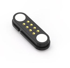 8-PIN Pogo-Pin Steckverbinder Medizinisches Datenkabel Wasserdicht Magnetisch Federbelastet Schwarz Großhandel 30 Angepasste USB PET 12V USA 2A PA64 - Product Image 6