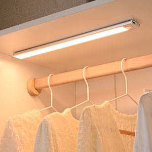Luz de Armário com <span class=keywords><strong>Sensor</strong></span> de Movimento Recarregável Ultra Fina Sem Fio Magnética LED para Abaixo do Armário - Product Image 1