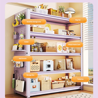 Étagères de rangement pour livres, bibliothèque, acier au carbone, robuste, réglable, unités d'étagères métalliques pour garage et rangement pour salon, bureau