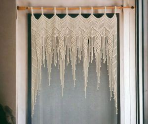 Handmade Vintage Boho Macrame Wall Hanging Decoration Handwoven Cotton Rope <b>Door</b> Window Wall Art Tapestry - Product Image 3