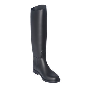 Bottes <span class=keywords><strong>de</strong></span> pluie <span class=keywords><strong>Wellington</strong></span> en PVC imperméables doublées d'équitation équestre pour femmes - Product Image 2