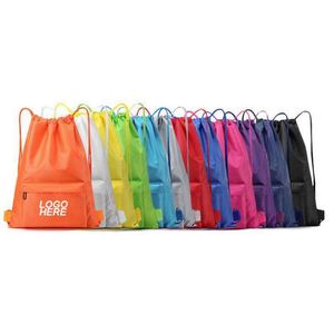 Mochila Deportiva Unisex con Cordón y Logotipo Personalizado al por Mayor, Diseño Artístico Bonito, Impermeable, con Asa Suave y Portátil - Product Image 1
