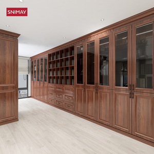 Casa de muebles de lujo diseño clásico tradicional Solic de gabinete de cocina de madera - Product Image 1