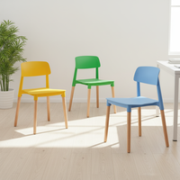 Chaises d'hôtel empilables en gros d'usine, chaises de salle à manger modernes en plastique, tables et chaises pour événements