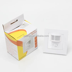 SLS Smart Single Pole PIR Motion <strong>Sensor</strong> <strong>Light</strong> <strong>Switch</strong> 80*80mm Durable ABS+PC 10m Detection 5-7min Delay IP21 Energy Saving - Product Image 5
