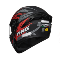 Casque de moto Predator Flip up ABS avec double visière homologué ECE, doublure en mousse respirante, toutes saisons, taille XL, neuf