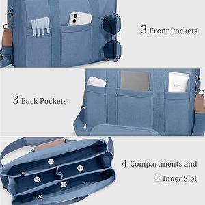 Borsa a tracolla Multi tasche in tela per lo Shopping borsa a tracolla da uomo <span class=keywords><strong>tutto</strong></span> scomparti da donna - Product Image 3