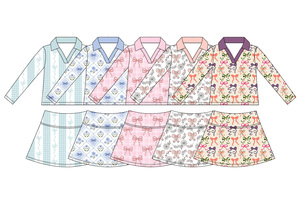 Ropa Deportiva Informal Personalizada, Lazos Coquetos, Camisa de Manga Larga para Niñas, Falda, Pantalones Cortos, Conjuntos de Boutique para Hermanas - Product Image 2