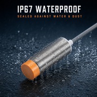 Capteur de proximité rond M18 à tête convexe 8 mm pour détection de métaux, capteur inductif pour équipement d'automatisation de machines CNC