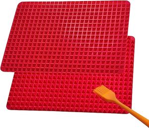 Feuille de silicone antiadhésive de qualité alimentaire, résistante aux hautes températures, écologique, saine et réduisant la teneur en graisse, pour four, grillades, barbecue et cuisson - Product Image 1