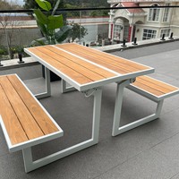 Ensemble table et chaises pliantes en métal multifonctionnel pour extérieur, idéal pour la cour, facile à déplacer et à ranger, JUNYI