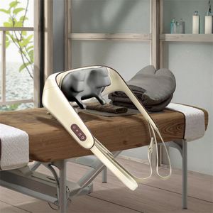 Electric 3D Kneading Shiatsu Leather <b>Massage</b> <b>Belt</b> Deep Tissue Neck Shoulder Massager Two Wearing Modes 2 <b>Massage</b> Modes Timing - Product Image 3