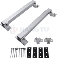 Panel surya sistem PV baja Anodized, Kit pemasangan yang dapat disesuaikan untuk atap dinding perahu tanah Carport