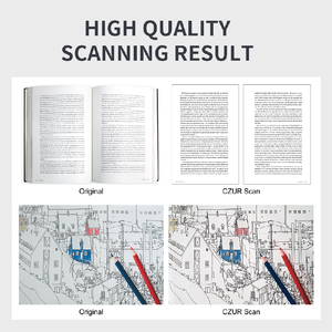 Meilleure vente CZUR ET16 Plus <span class=keywords><strong>Scanner</strong></span> de documents <span class=keywords><strong>à</strong></span> interface USB <span class=keywords><strong>à</strong></span> <span class=keywords><strong>plat</strong></span> portable avec lumière CMOS intelligente Numérisation de bureau de style <span class=keywords><strong>plat</strong></span> - Product Image 6