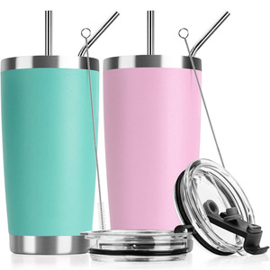 Vaso Térmico de Acero Inoxidable con Aislamiento al Vacío de 20 oz, Impresión UV Personalizada con Serigrafía Láser, Taza Metálica con Recubrimiento en Polvo - Product Image 1