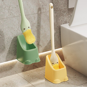 Brosse de toilette manuelle avec support 0,2 kg – Brosse de nettoyage mural sans angle mort pour usage domestique - Product Image 4