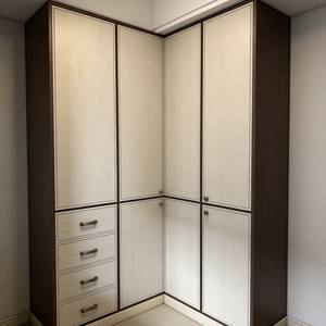 Muebles de Hotel Personalizados BALOM, Armarios Prefabricados Modernos, Armario de Madera de Dos Tonos con Cajones de Almacenamiento - Product Image 5