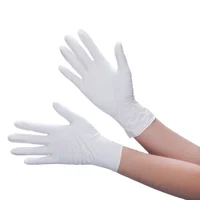 Gants en nitrile jetables sans poudre, sans silicone, 4-6 mil, économiques, pour salle blanche, nettoyage, usage domestique et alimentaire