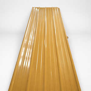 Tôle de toiture ondulée PPGI pour ventilation de hangar d'élevage laitier, ignifuge classe A1, sans odeur, revêtement écologique - Product Image 1