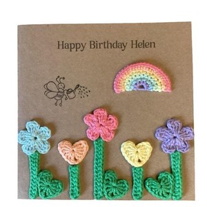 Carte de vœux au crochet, best-seller transfrontalier, faite main, créative, nouveau style, pour exprimer l'amour <span class=keywords><strong>et</strong></span> les souvenirs, pour mariages <span class=keywords><strong>et</strong></span> anniversaires - Product Image 5